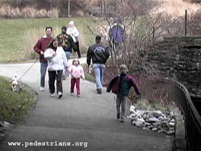 People on one of the Rediscover Maryland walks.