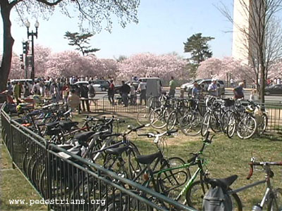 Valet bike parking