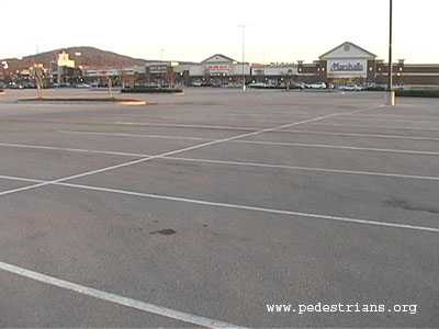 mall parking lot