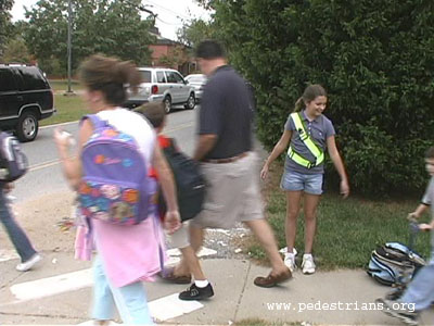 Walking to school