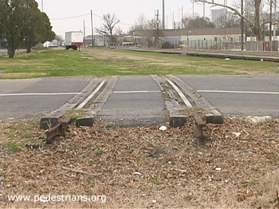 Lafitte Corridor abandoned track.