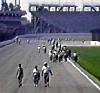 Photo - Walkers on Speedway track CLICK FOR  A LARGER VIEW (1765 bytes)