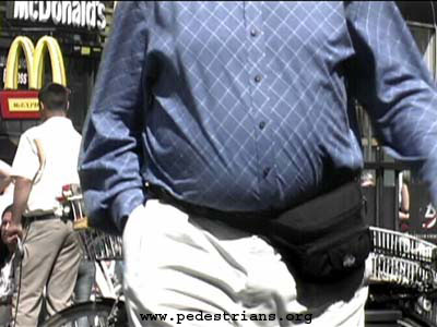Overweight person.