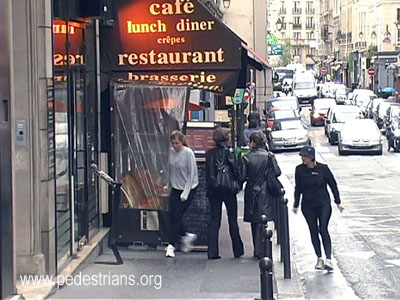Sidewalk cafe, Paris