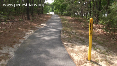 photo - paved Knights Bridge Path. 