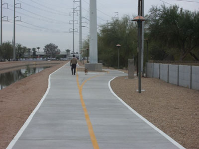 Cross Cut Canal path.